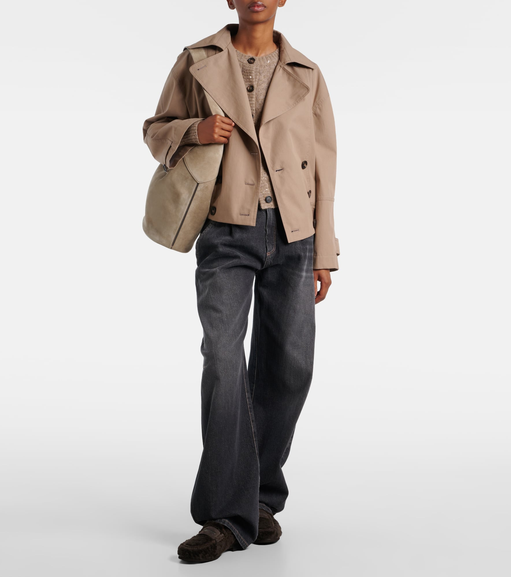 Monili shearling loafers - 3
