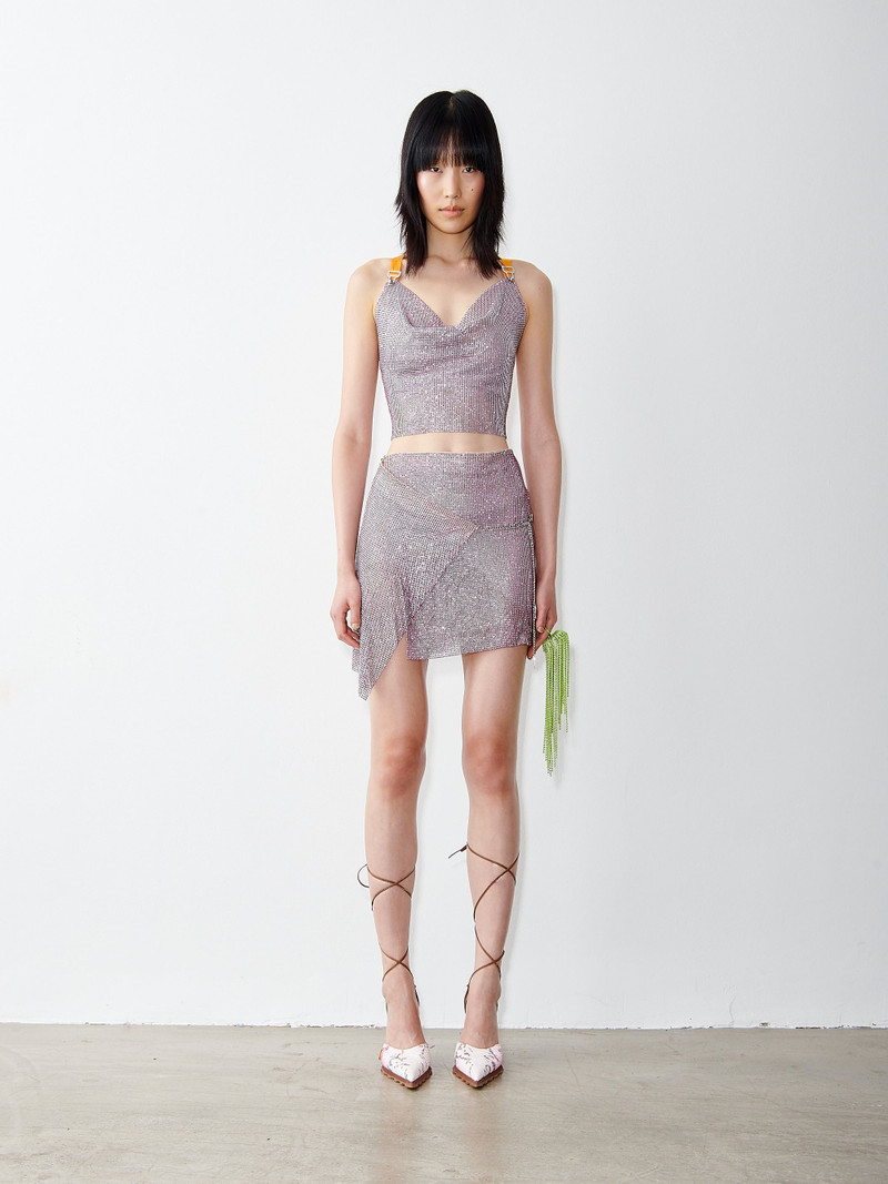 POSTER GIRL RHINESTONED BAMBI TOP COSMO outlook