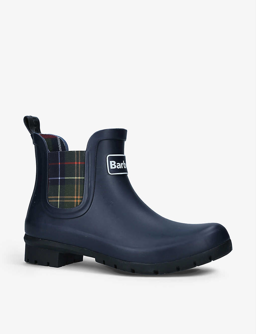 Kingham tartan-gusset rubber wellington boots - 3