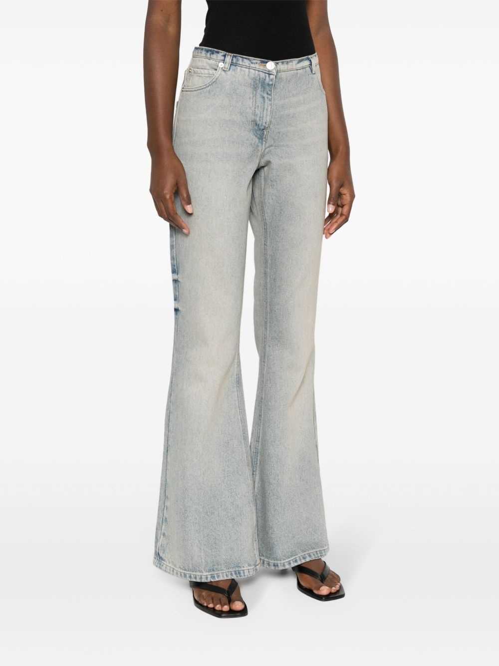 bootcut cotton jeans - 3