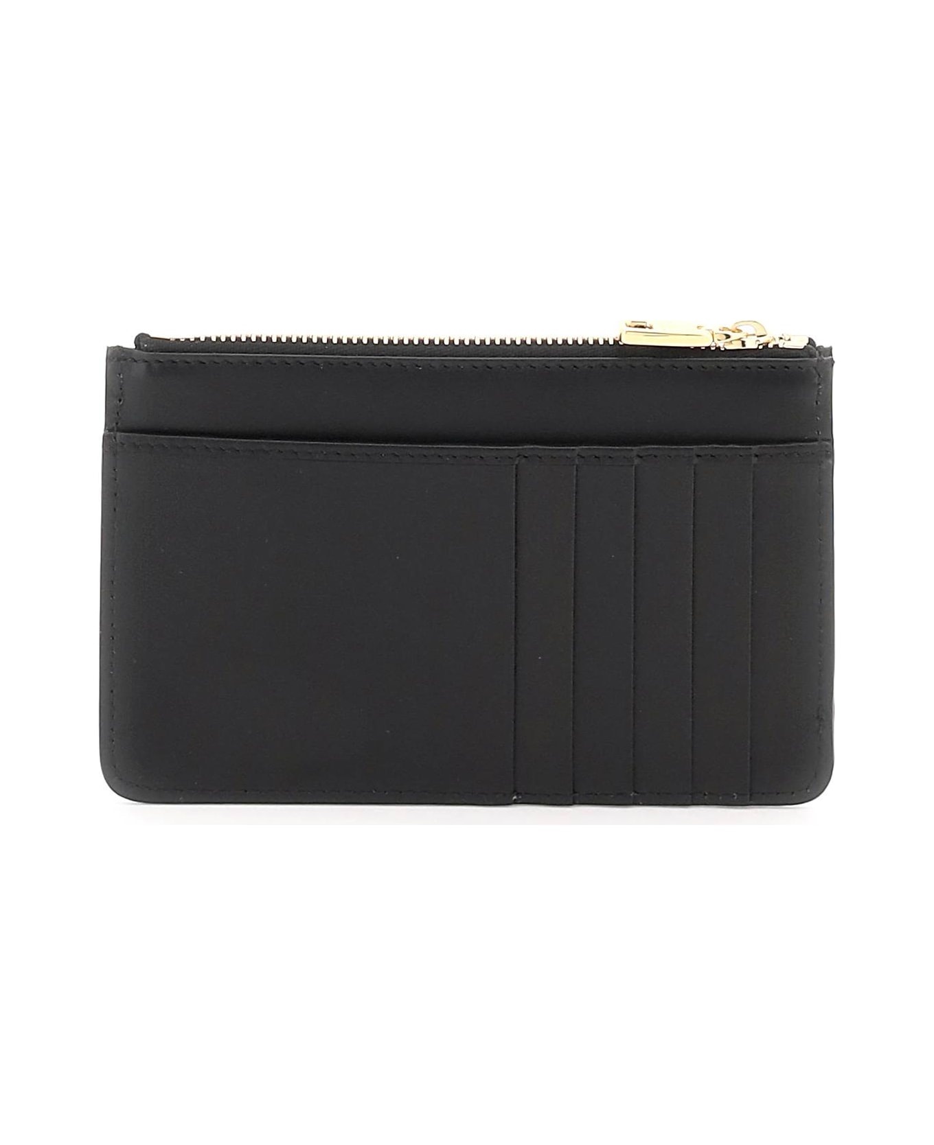 Logo Embossed Top Zip Card Holder - 3