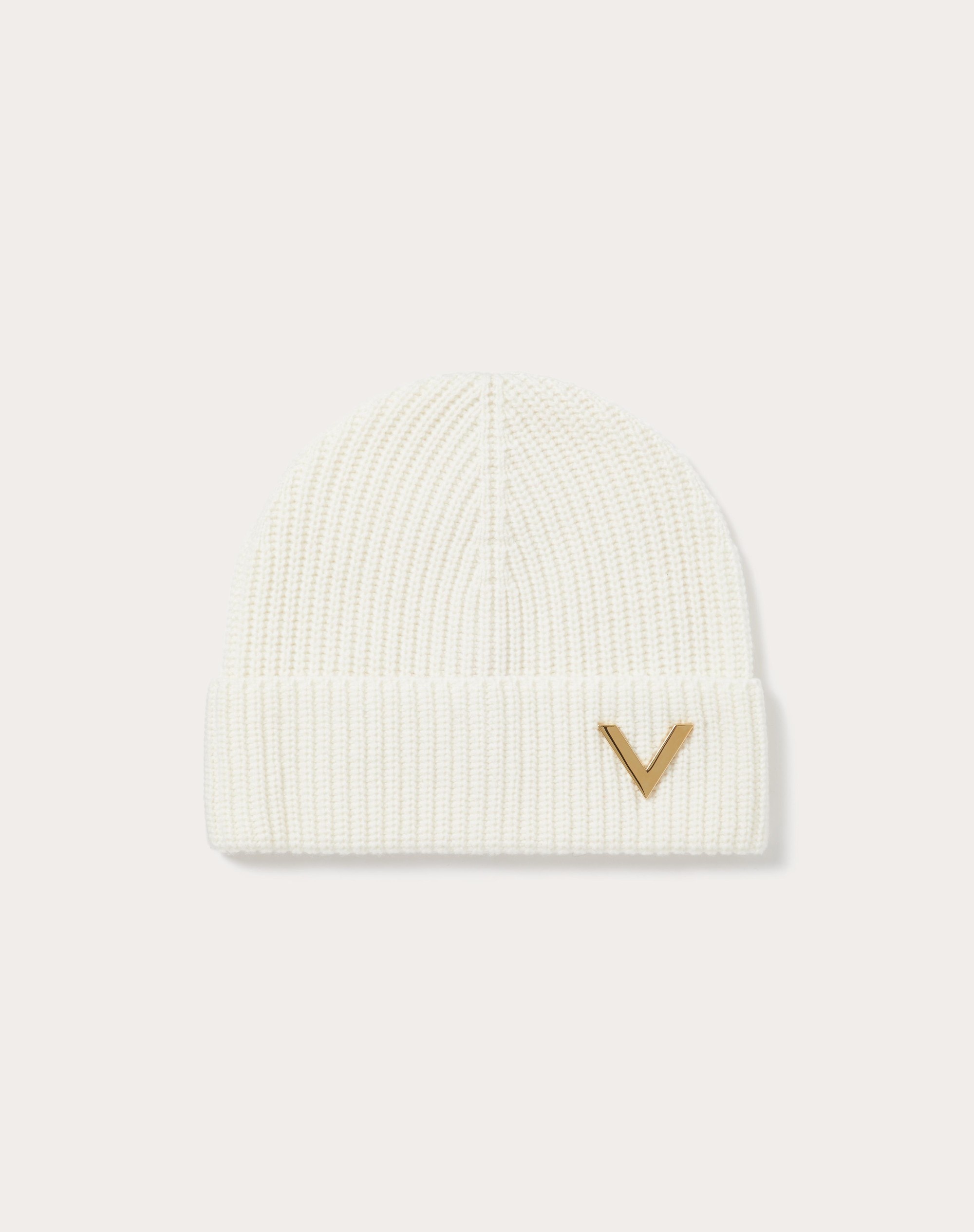VALENTINO CASHMERE BEANIE - 1