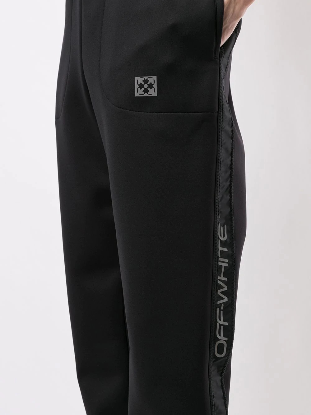 side logo track pants - 5