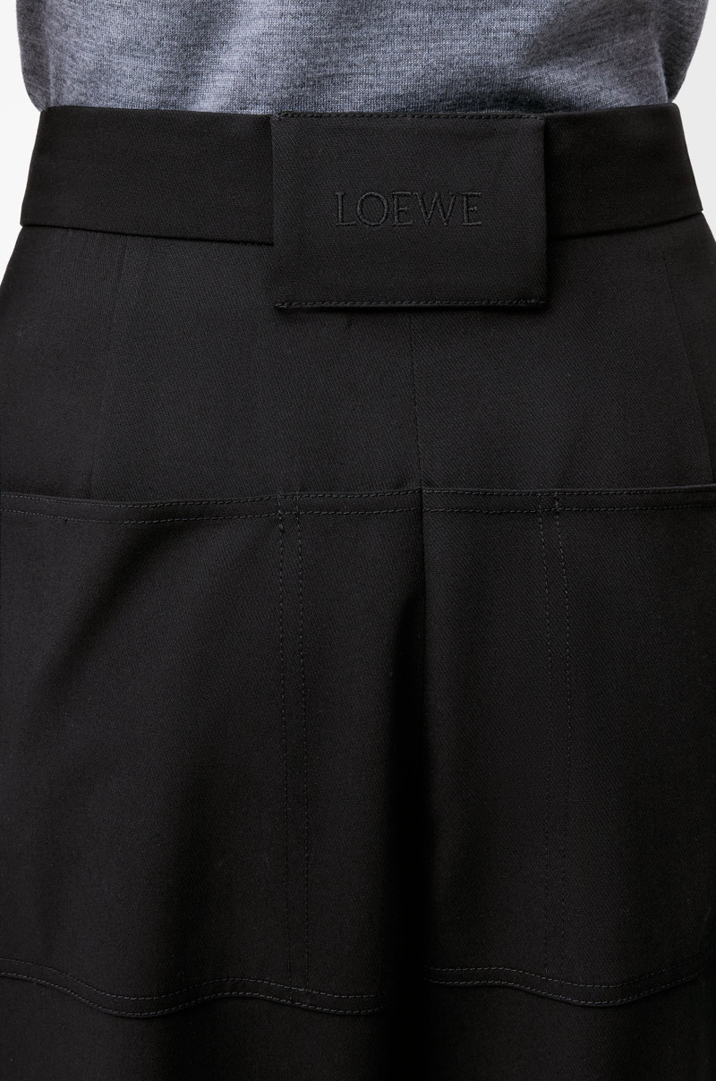 Cargo trousers in wool 5