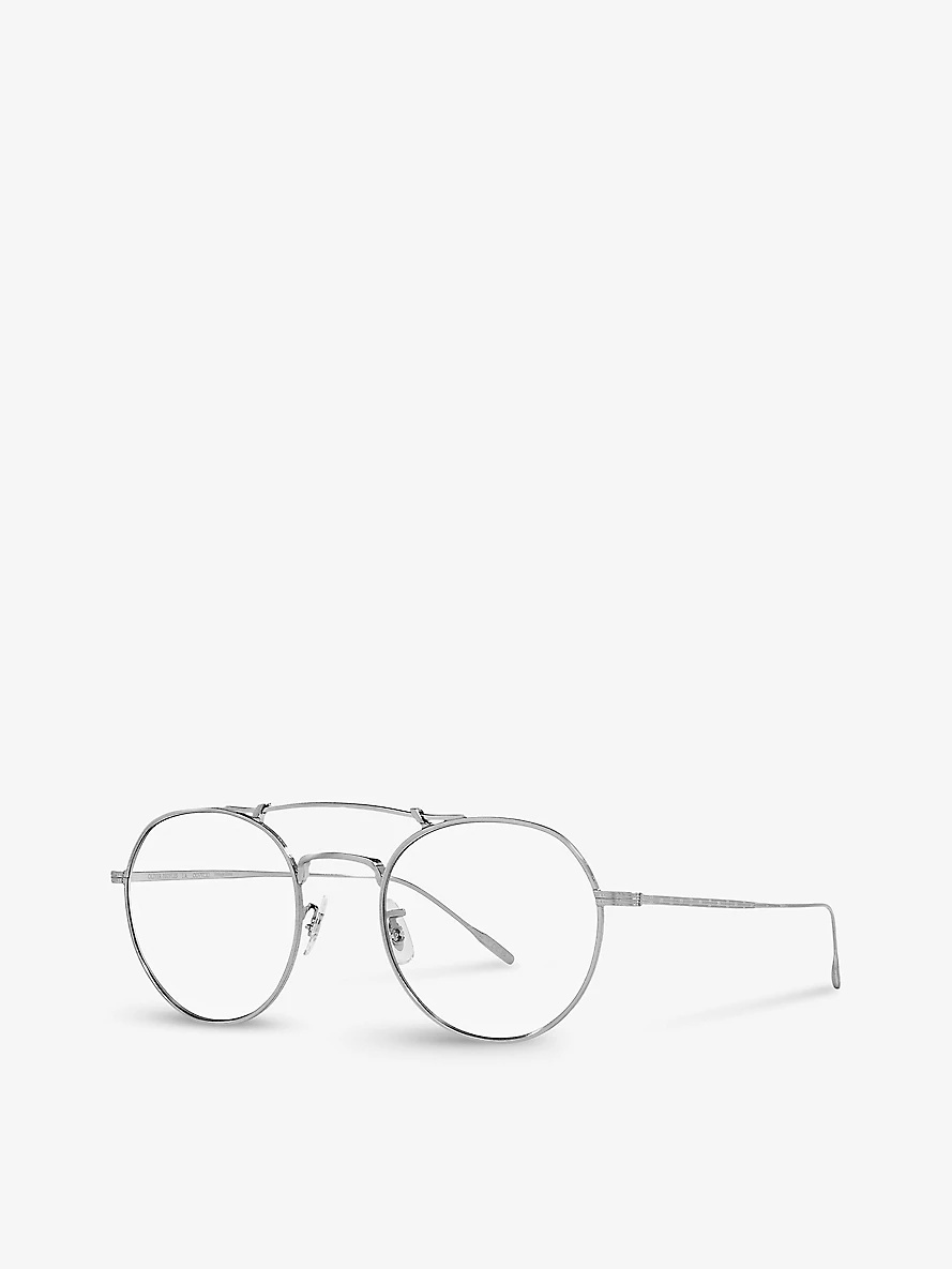 OV1309ST Reymont round-frame titanium optical glasses - 2
