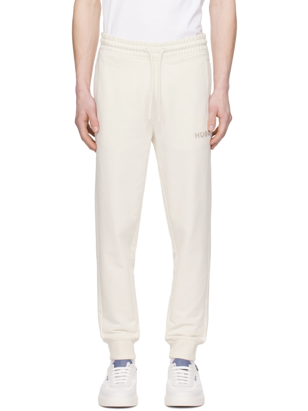 Off-White Embroidered Sweatpants - 1