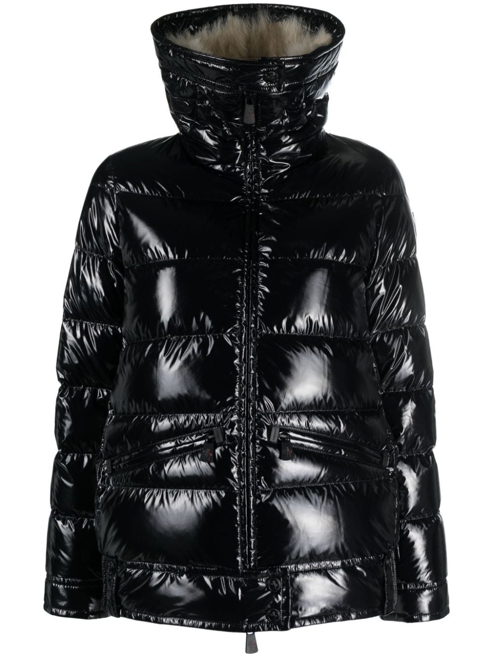 funnel-neck padded jacket - 1