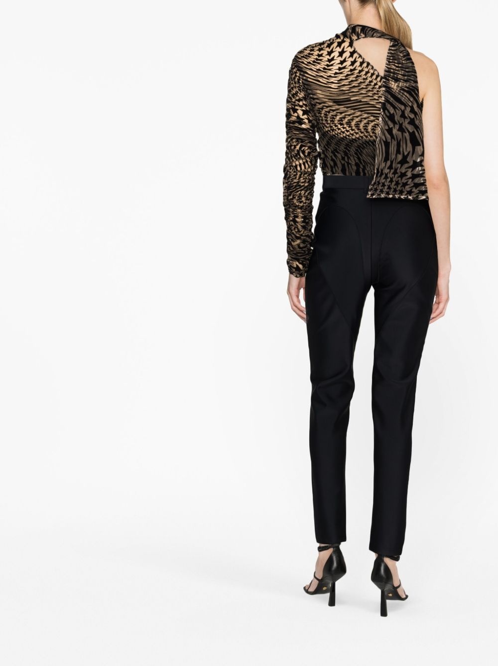 high-waisted skinny trousers - 3