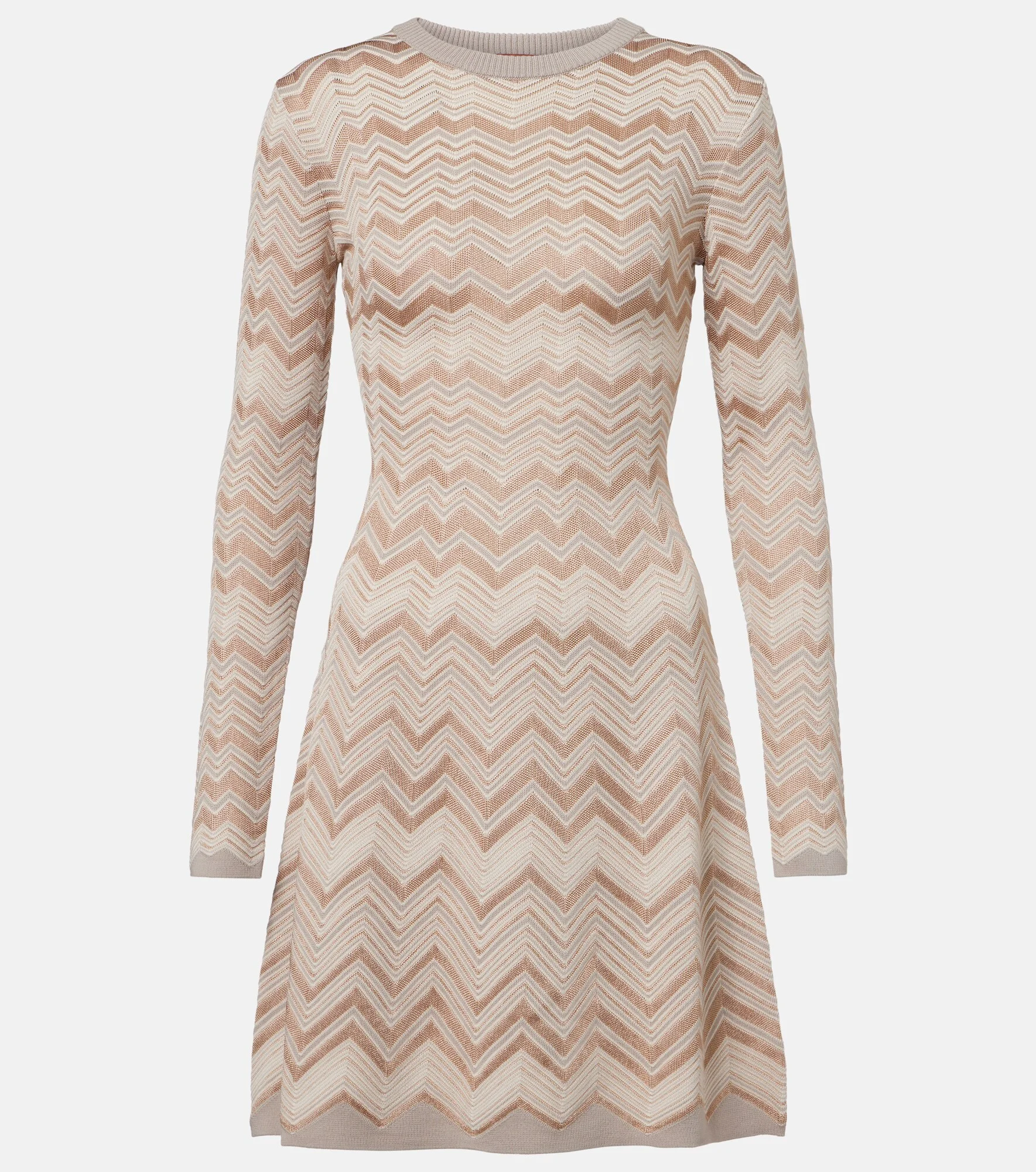 Zigzag knitted minidress - 1