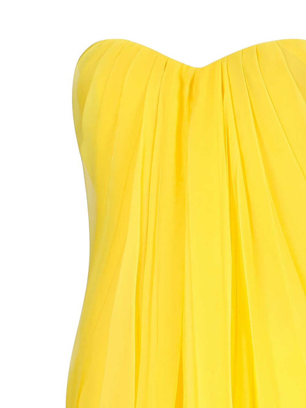 chiffon bustier maxi dress - 3