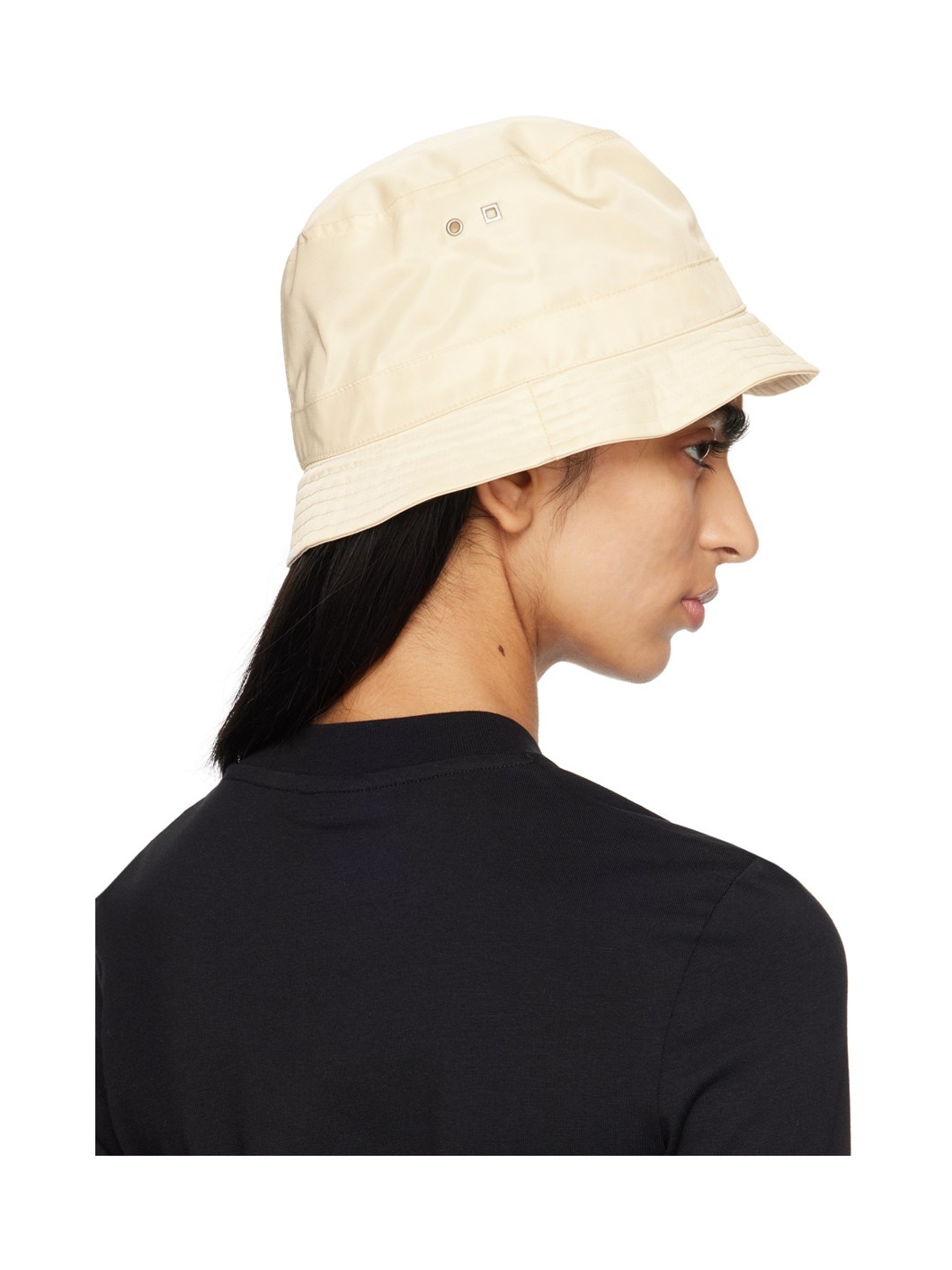 Beige Le Chouchou 'Le bob Ovalie' Bucket Hat - 3