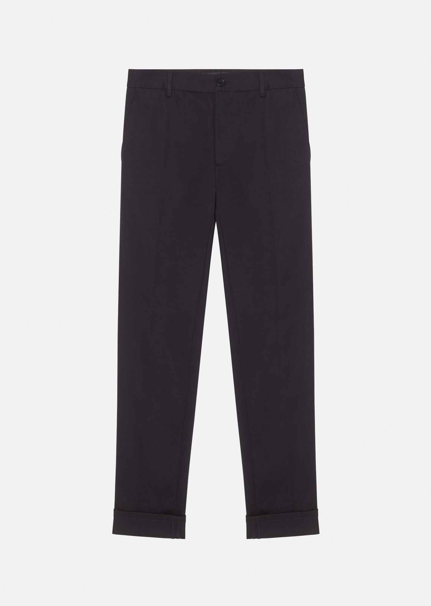 Greca Ribbon Cotton Gabardine Pants - 1