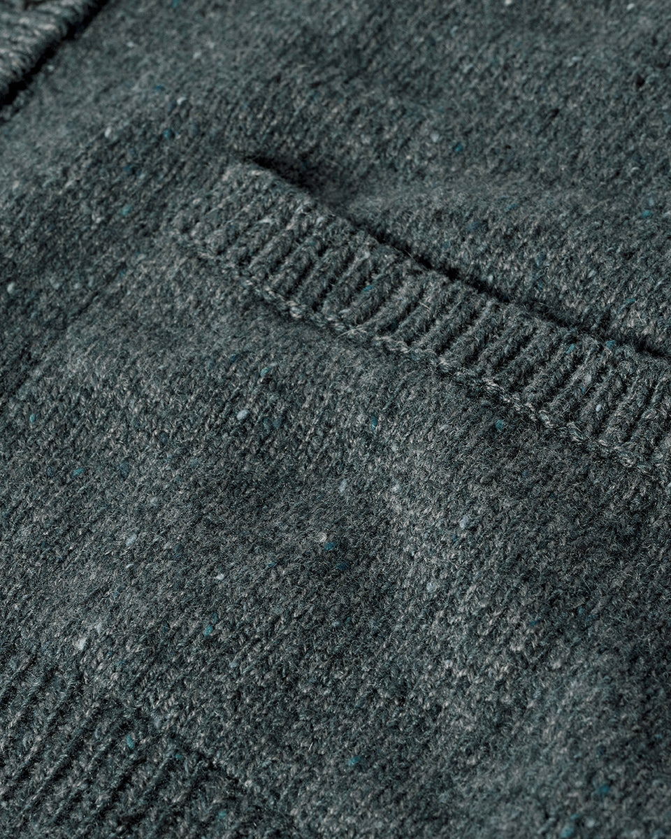 Donegal Cashmere Blue Cardigan - 6