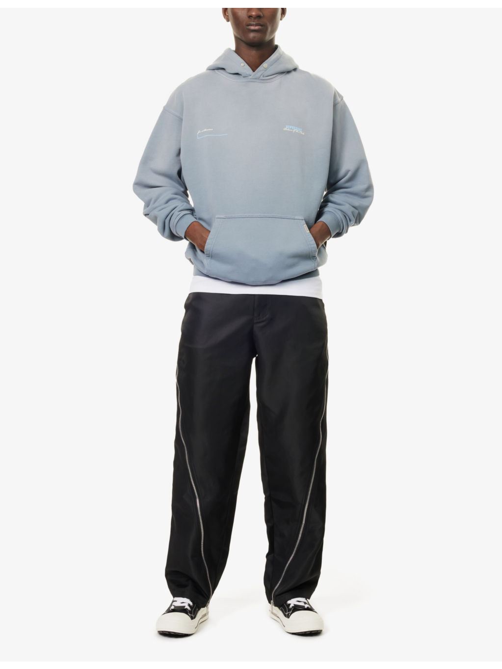 Brand-Print Relaxed-Fit Cotton-Jersey Hoody - 2
