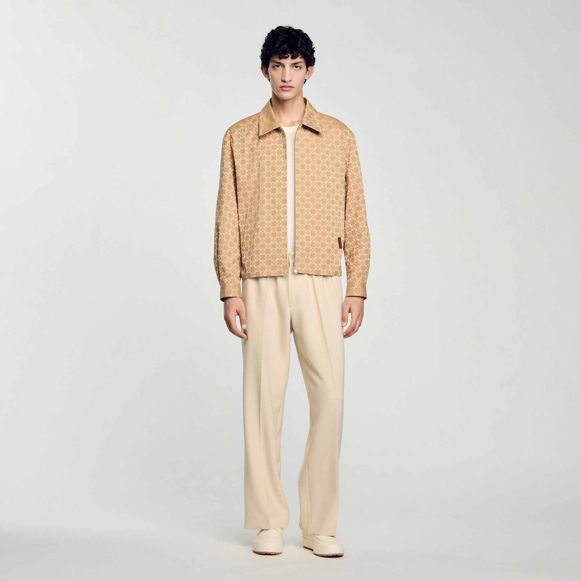 SQUARE CROSS ZIP-UP JACKET - 6