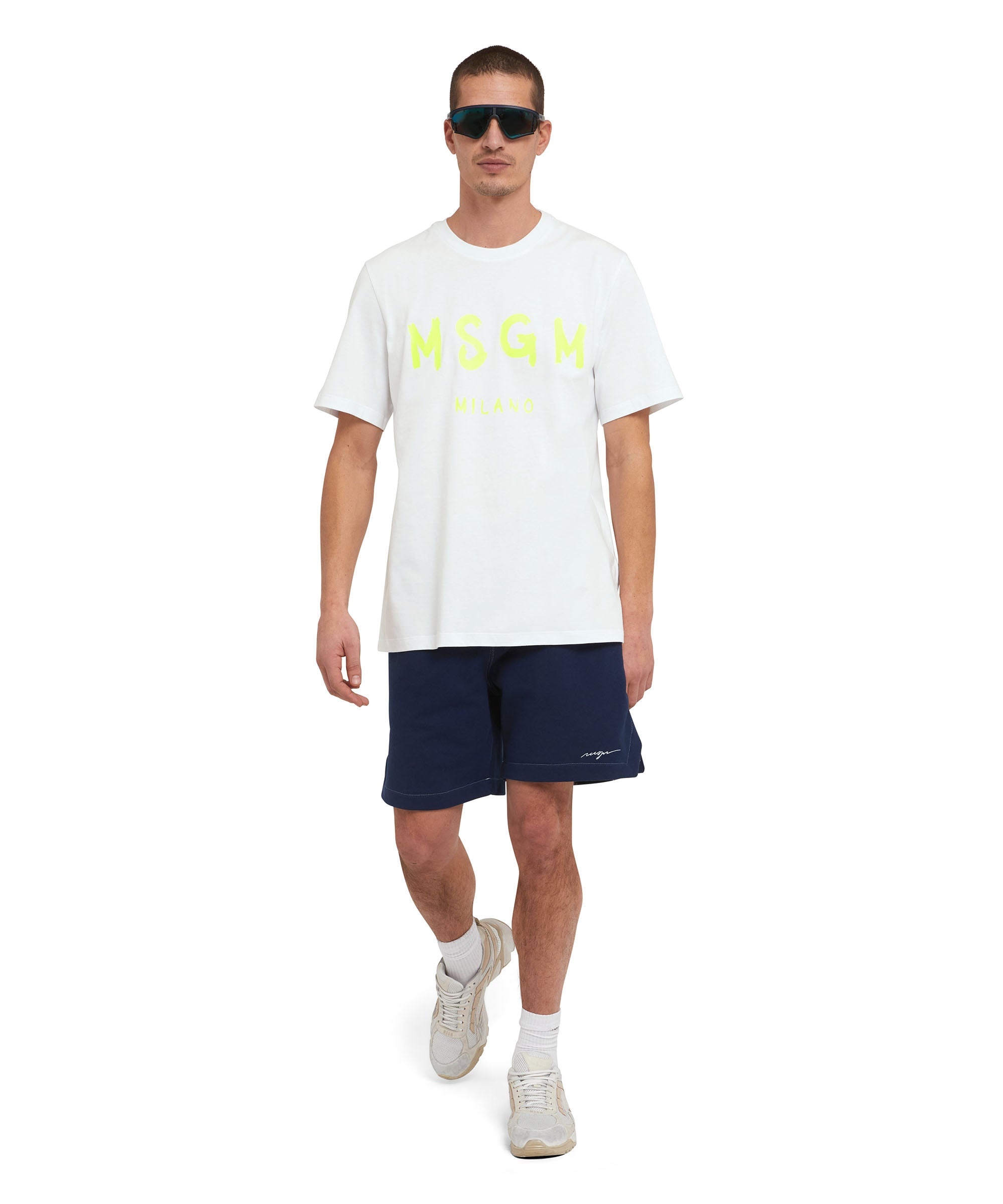 T-Shirt with brushstroke logo - 5