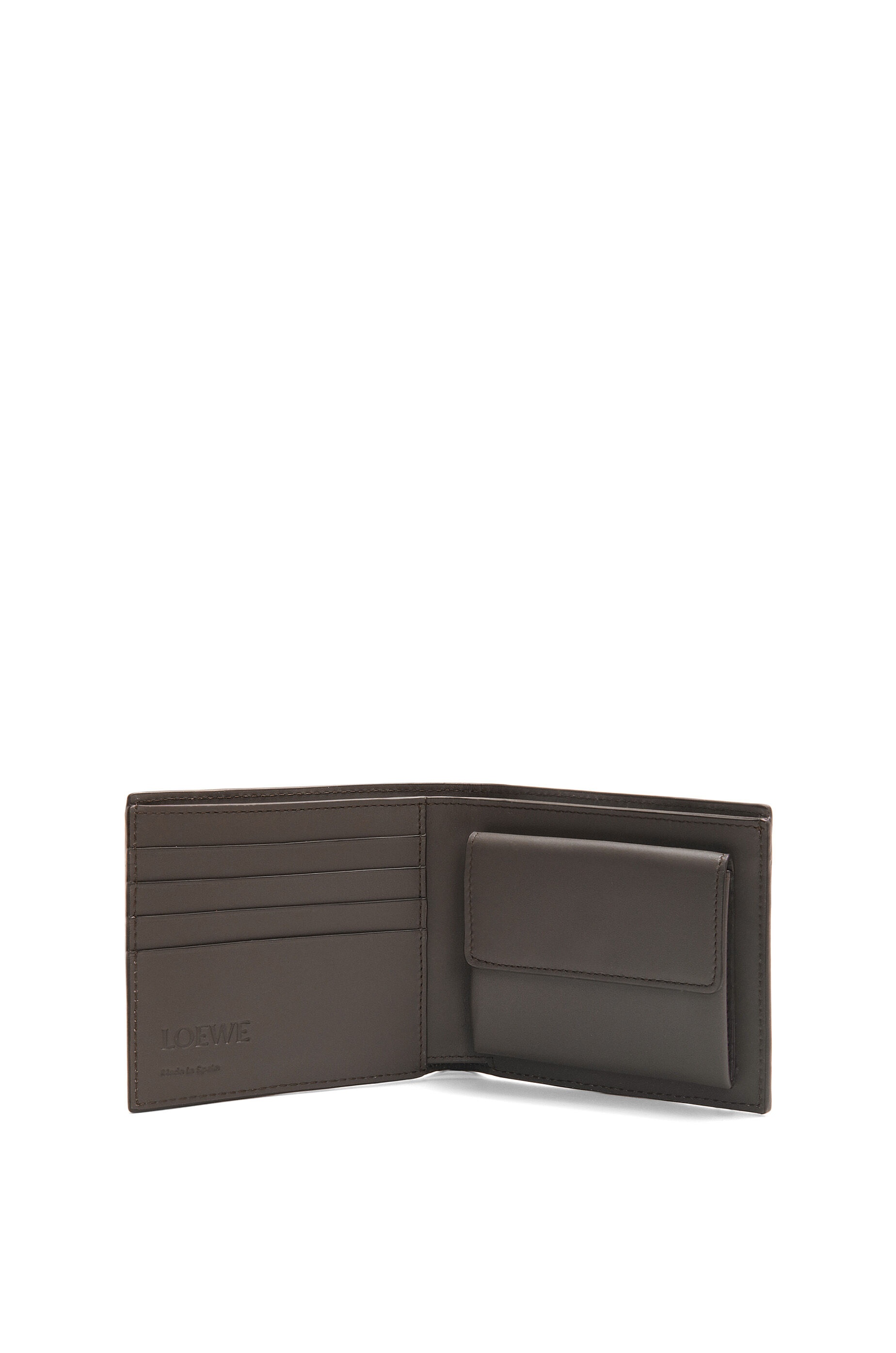 Puzzle bifold coin wallet in classic calfskin - 2