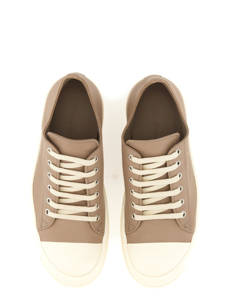 Rick Owens Women Leather Sneaker - 6