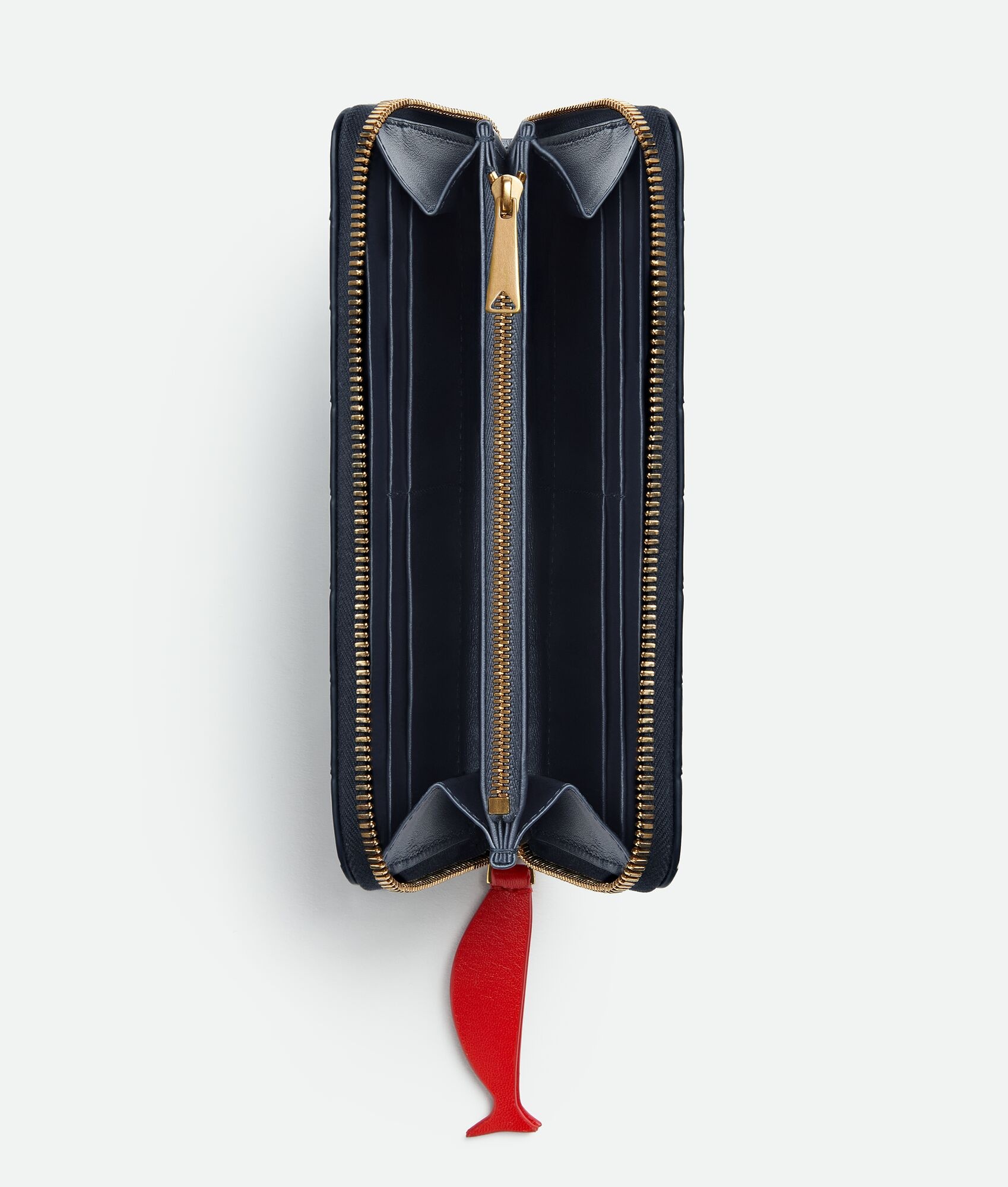 Intrecciato Large Zip Around Wallet - 2