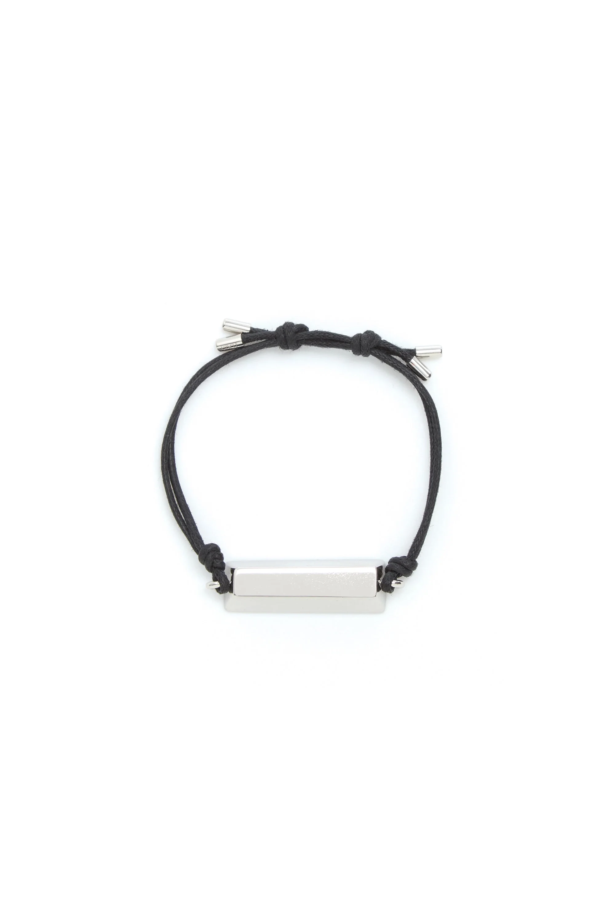 One Gold Bar Bracelet in Platinum - 1
