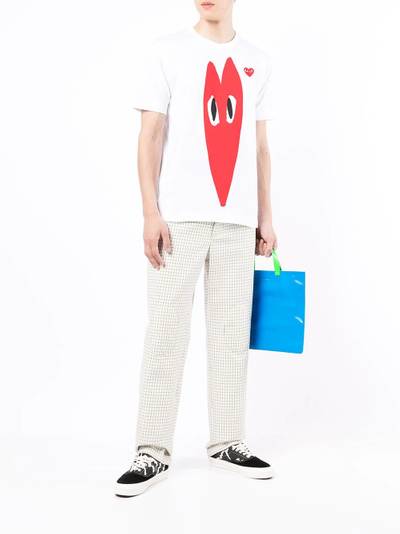 Comme des Garçons PLAY heart-print short-sleeved T-shirt outlook