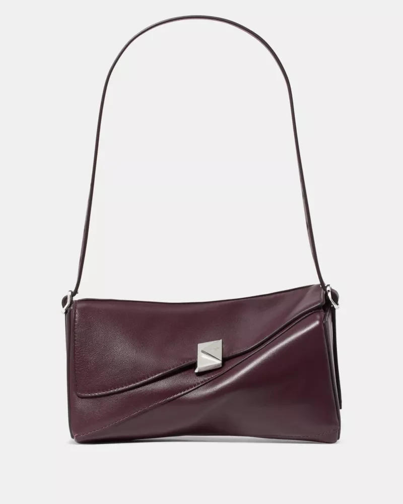 Deco Twisted Flap Shoulder Bag - 1
