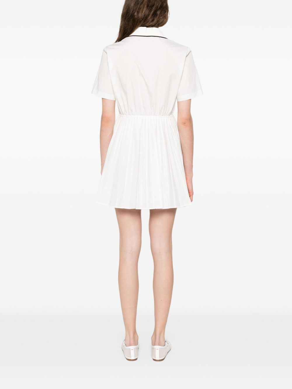 short-sleeve shirt dress - 4