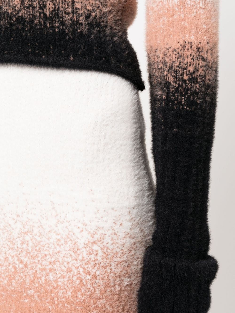 gradient-effect knitted miniskirt - 5