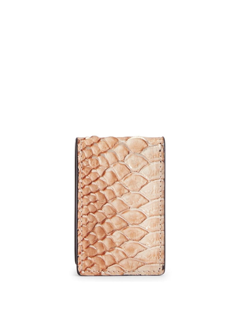 Giuseppe Zanotti Albert crocodile-effect cash holder outlook
