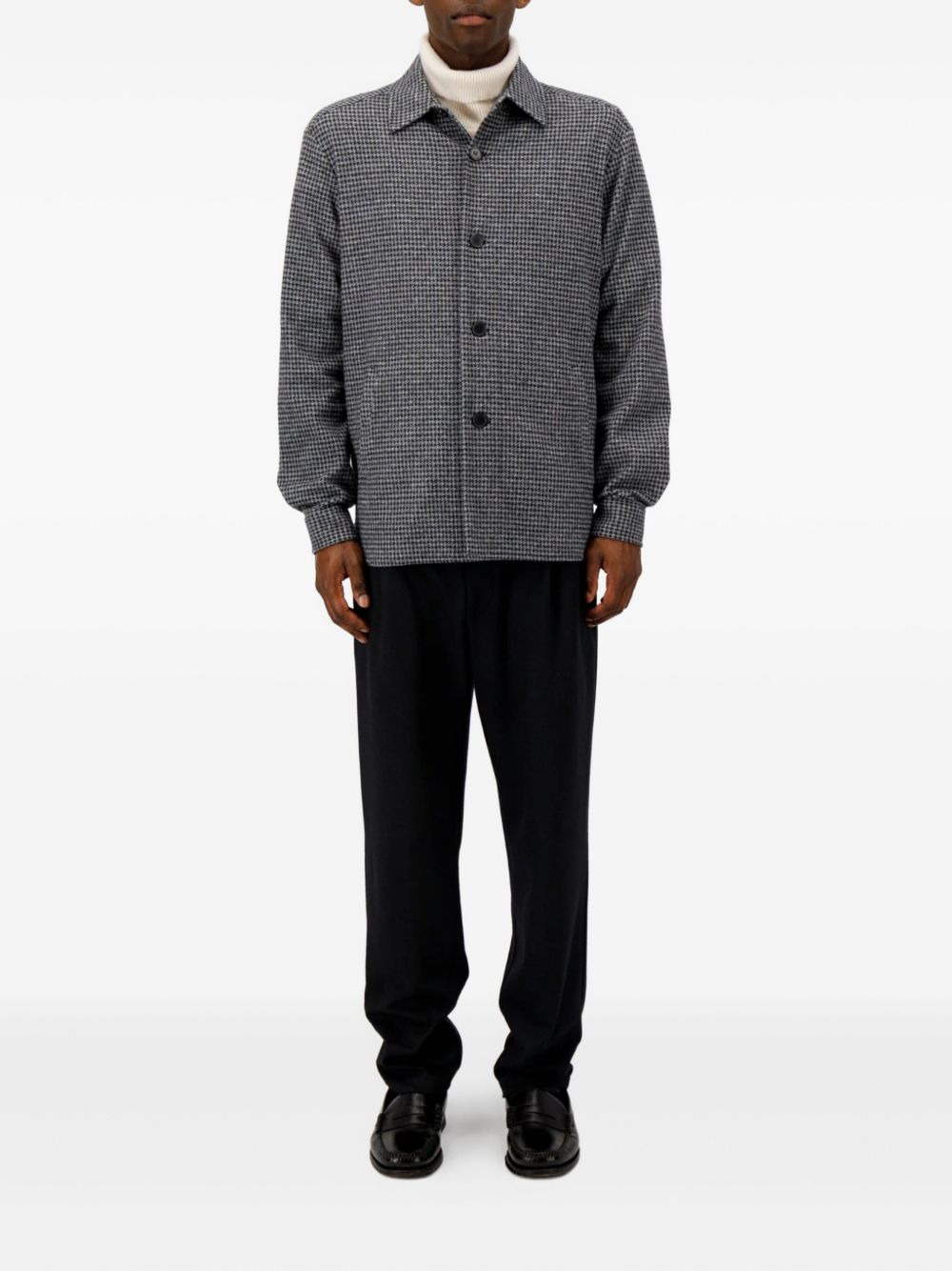 houndstooth wool jacket - 2