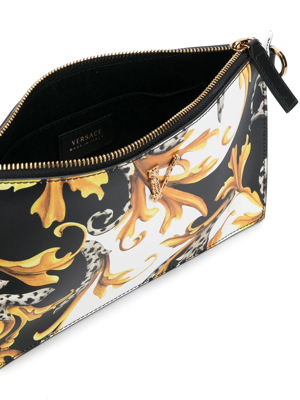 Virtus leather clutch bag - 5