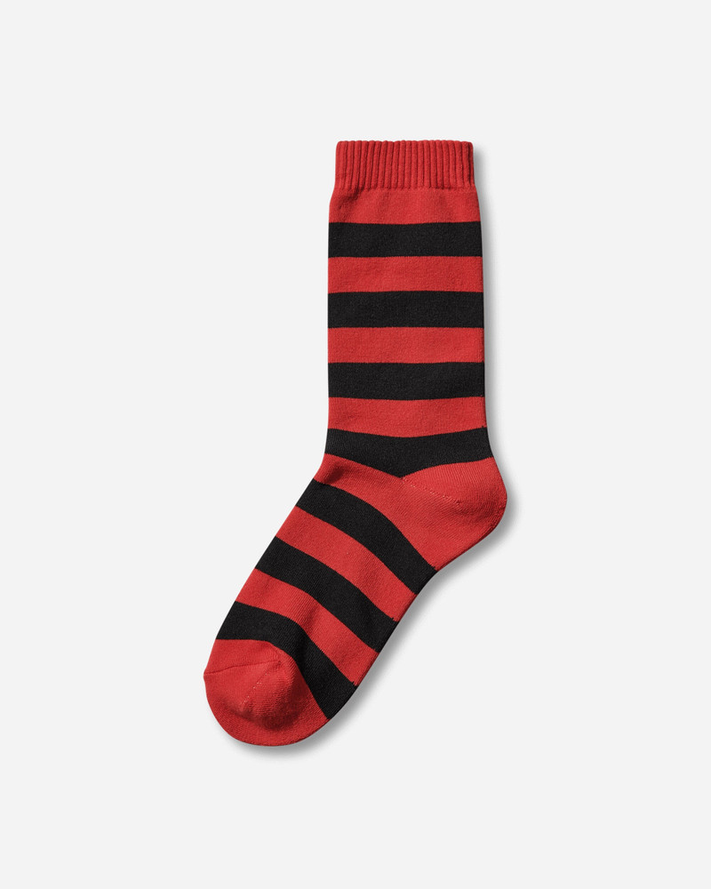 Cav Empt C.2 Stripe Socks Red outlook