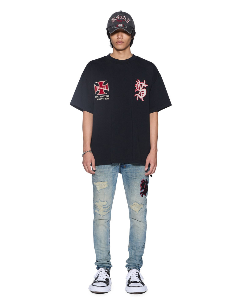 Ksubi LEAGUE EKCESS SS TEE BLACK outlook