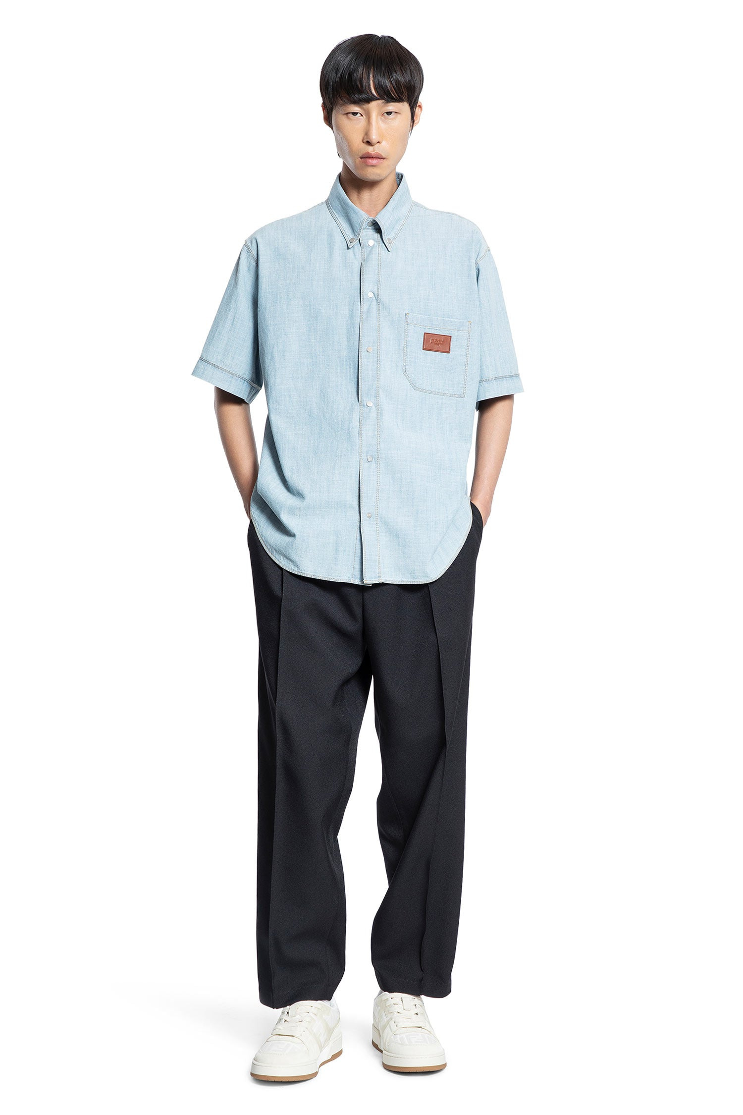 Shirt In Chambray - 5
