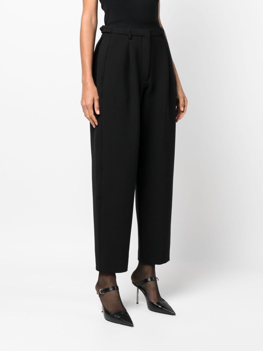 cropped tapered trousers - 3