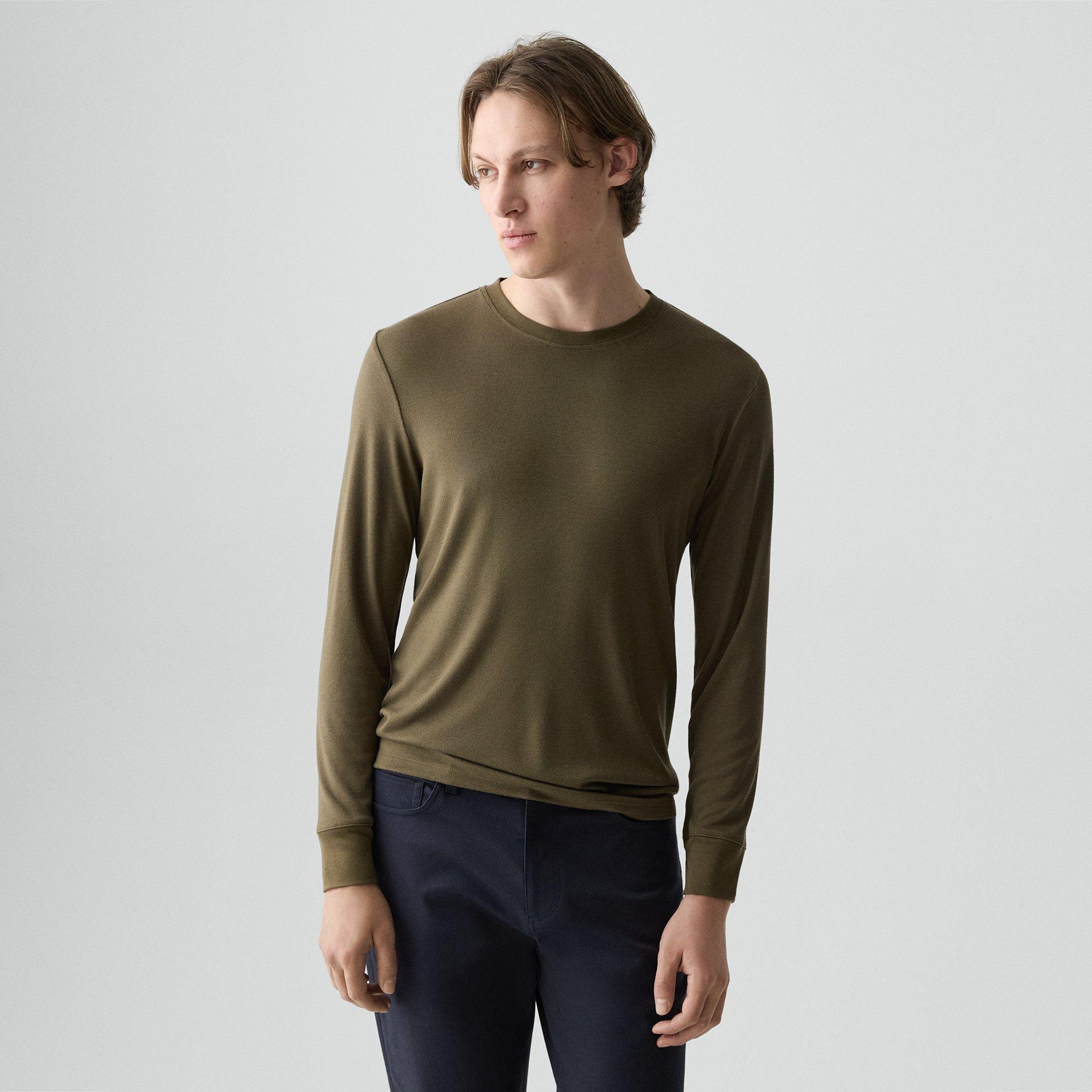 Essential Long-Sleeve Tee in Anemone Modal Jersey - 2