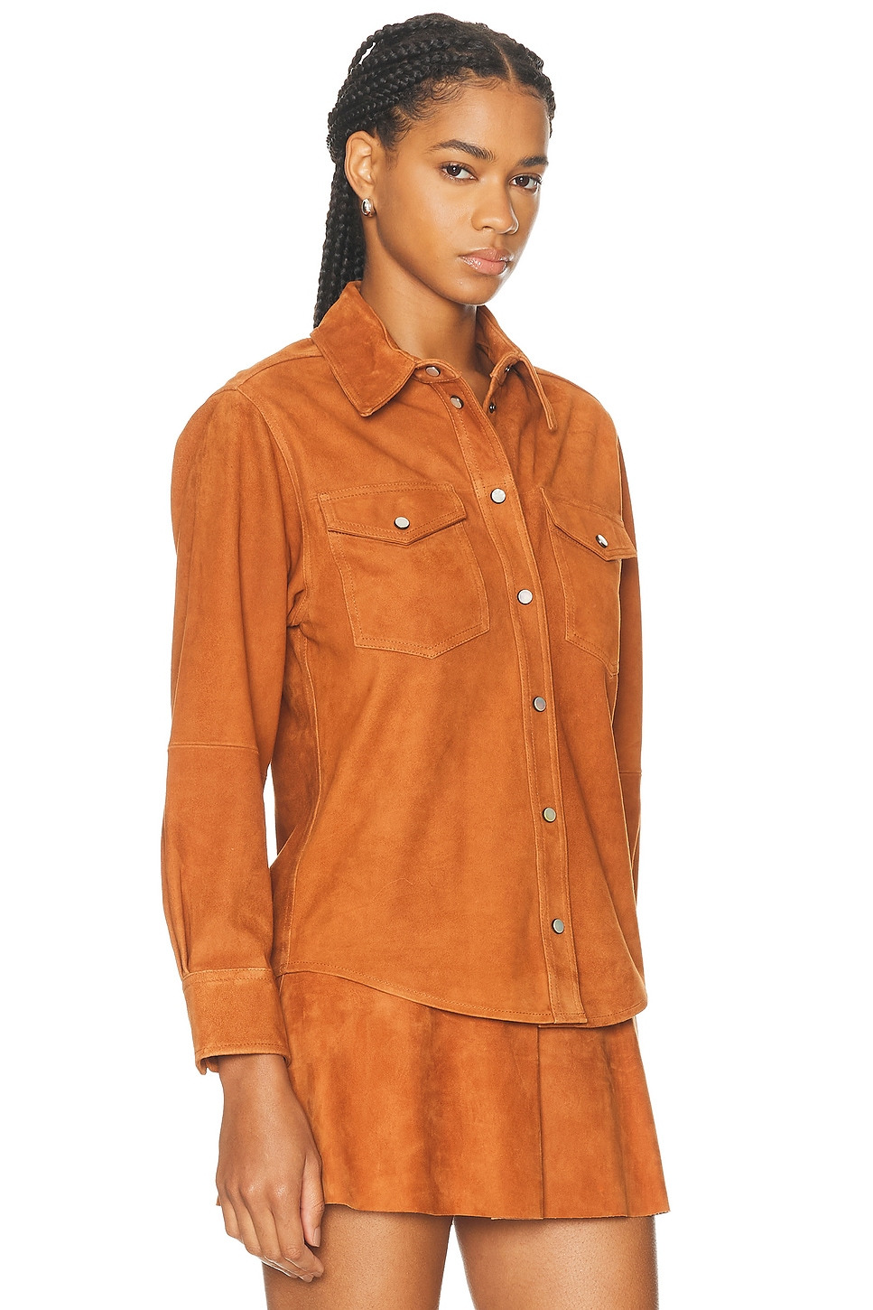 Delcia Suede Shirt - 2