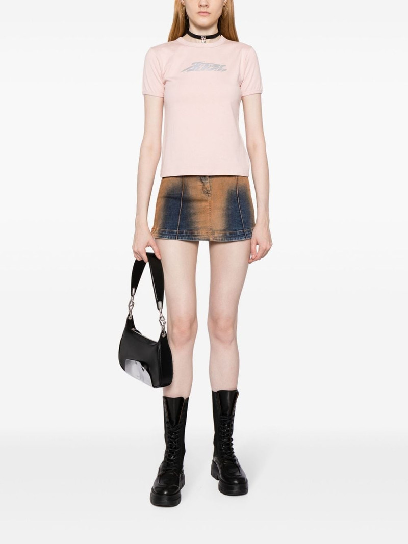 Ambush logo-flocked T-shirt outlook