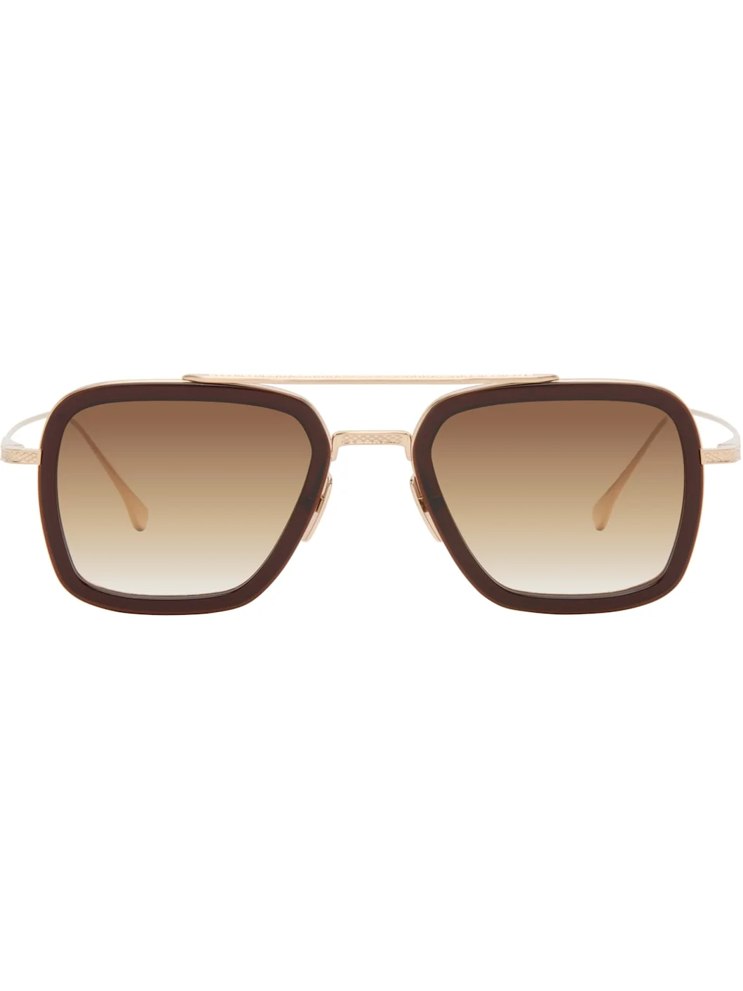 Brown & Gold Flight.006 Sunglasses - 1