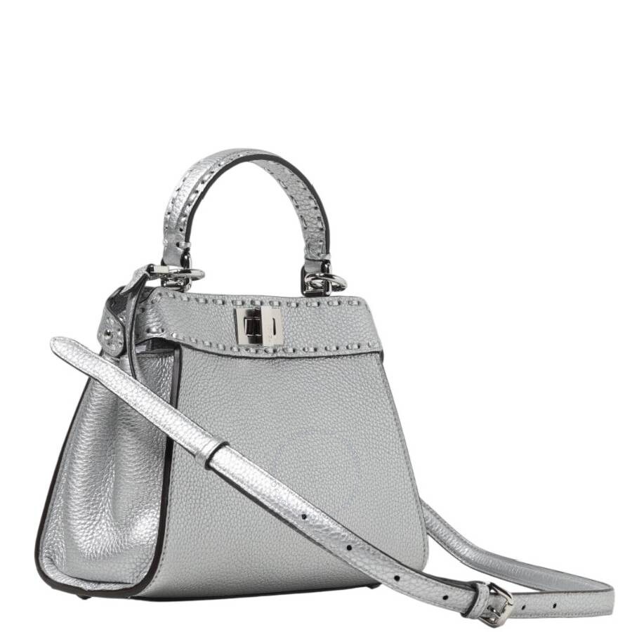 Fendi Peekaboo Leather Handbag - 2