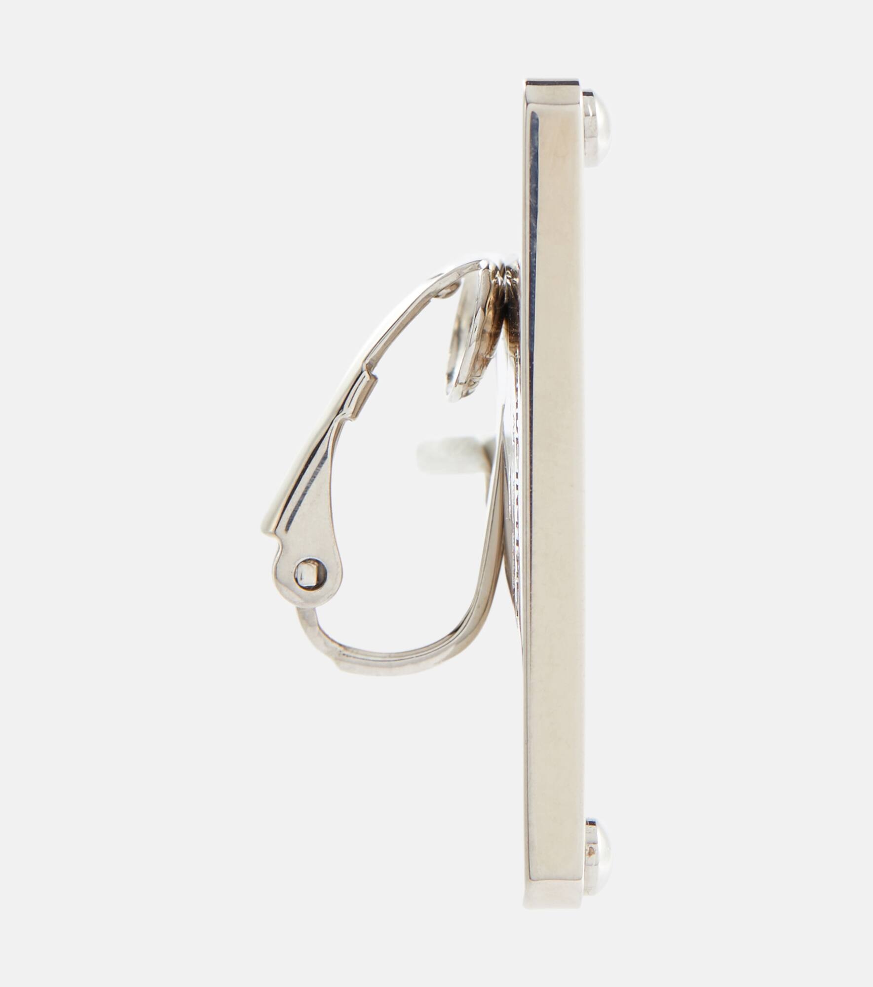 Logo clip-on single earring - 2
