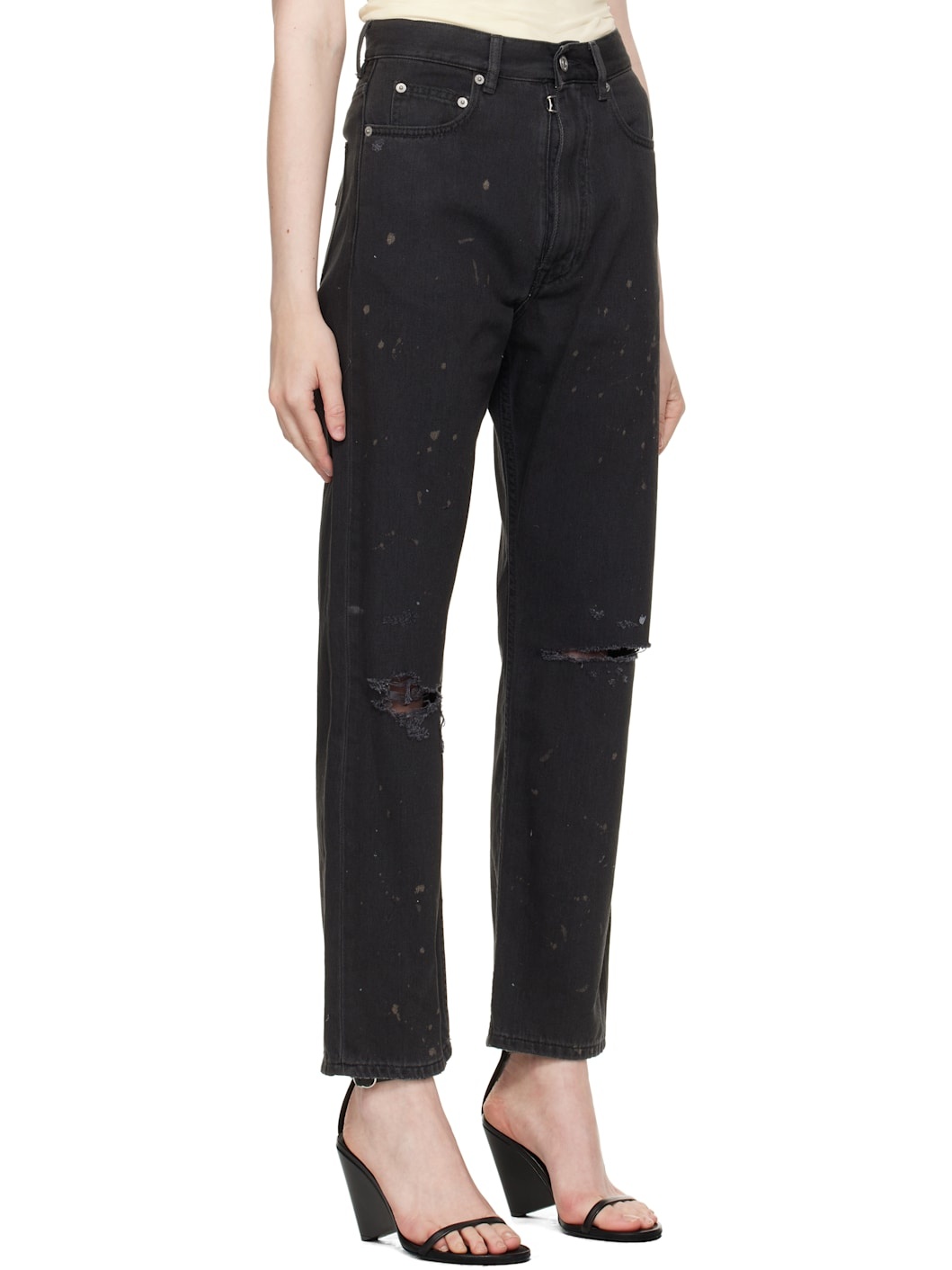 Black 5 Pockets Jeans - 2
