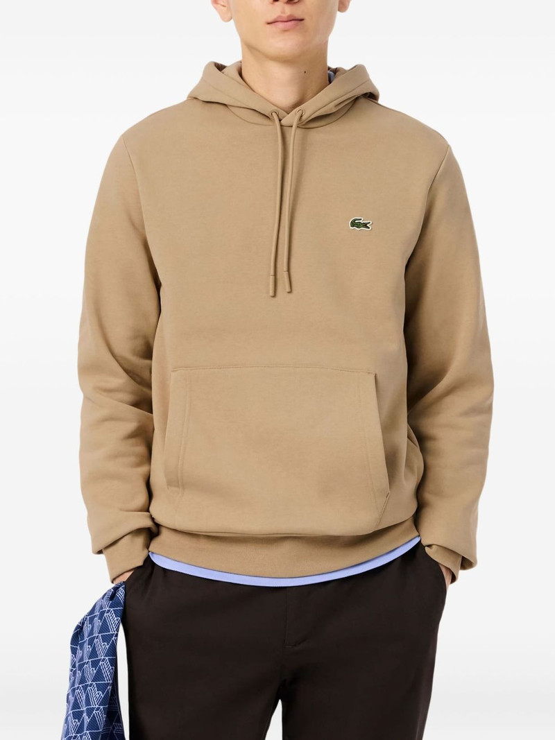 LACOSTE embroidered-logo hoodie outlook