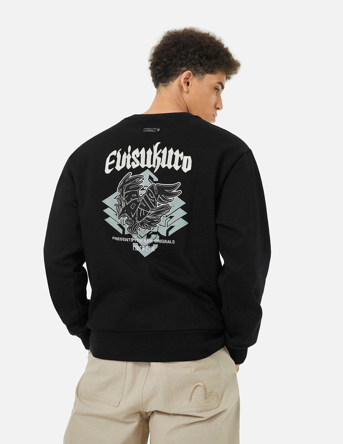Yatagarasu Embrodiery Relax Fit Sweatshirt - 3