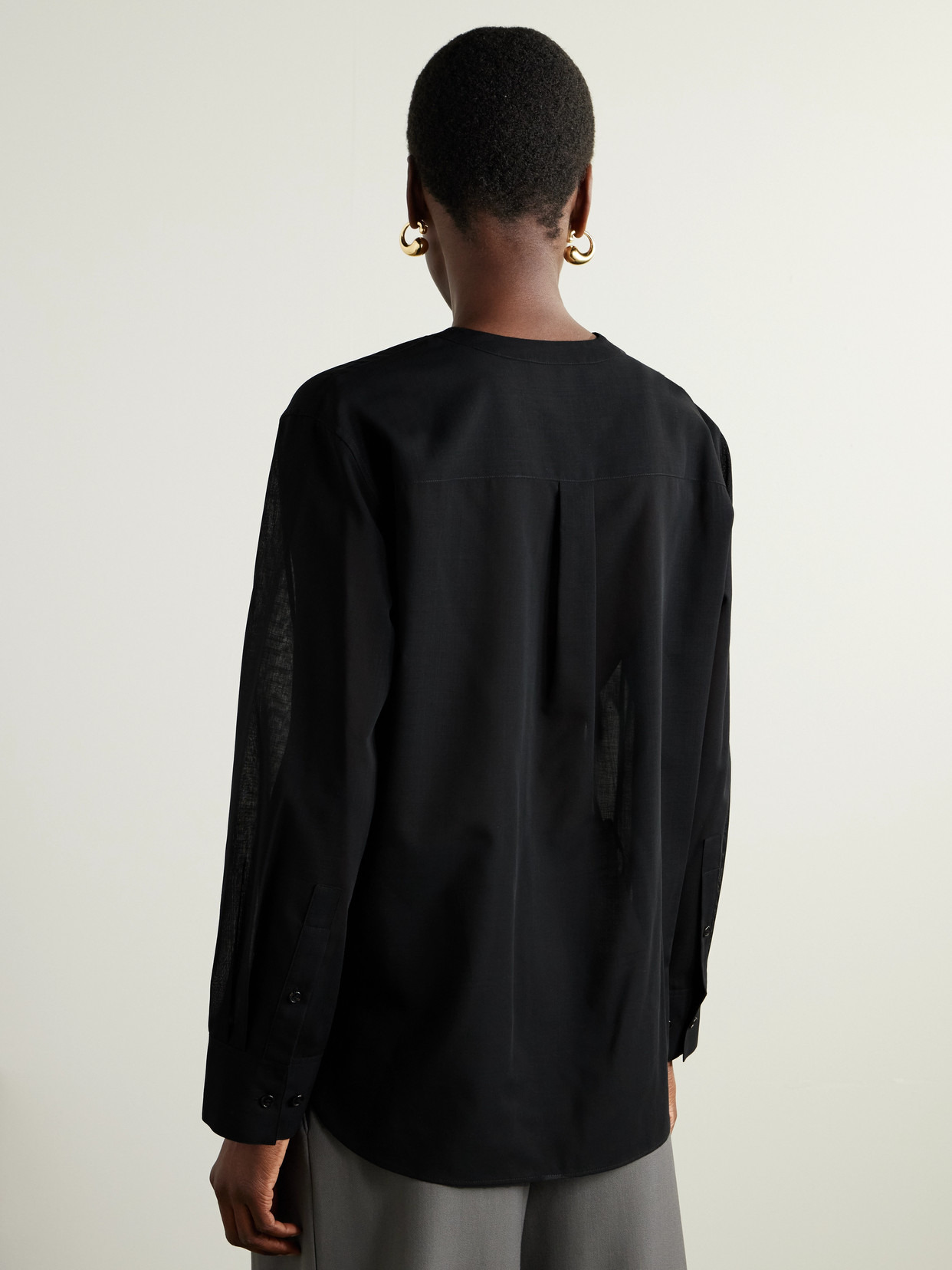 Wool-blend Blouse - 3