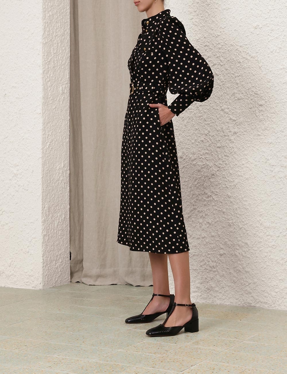 Zimmermann UTILITY MIDI DRESS | REVERSIBLE