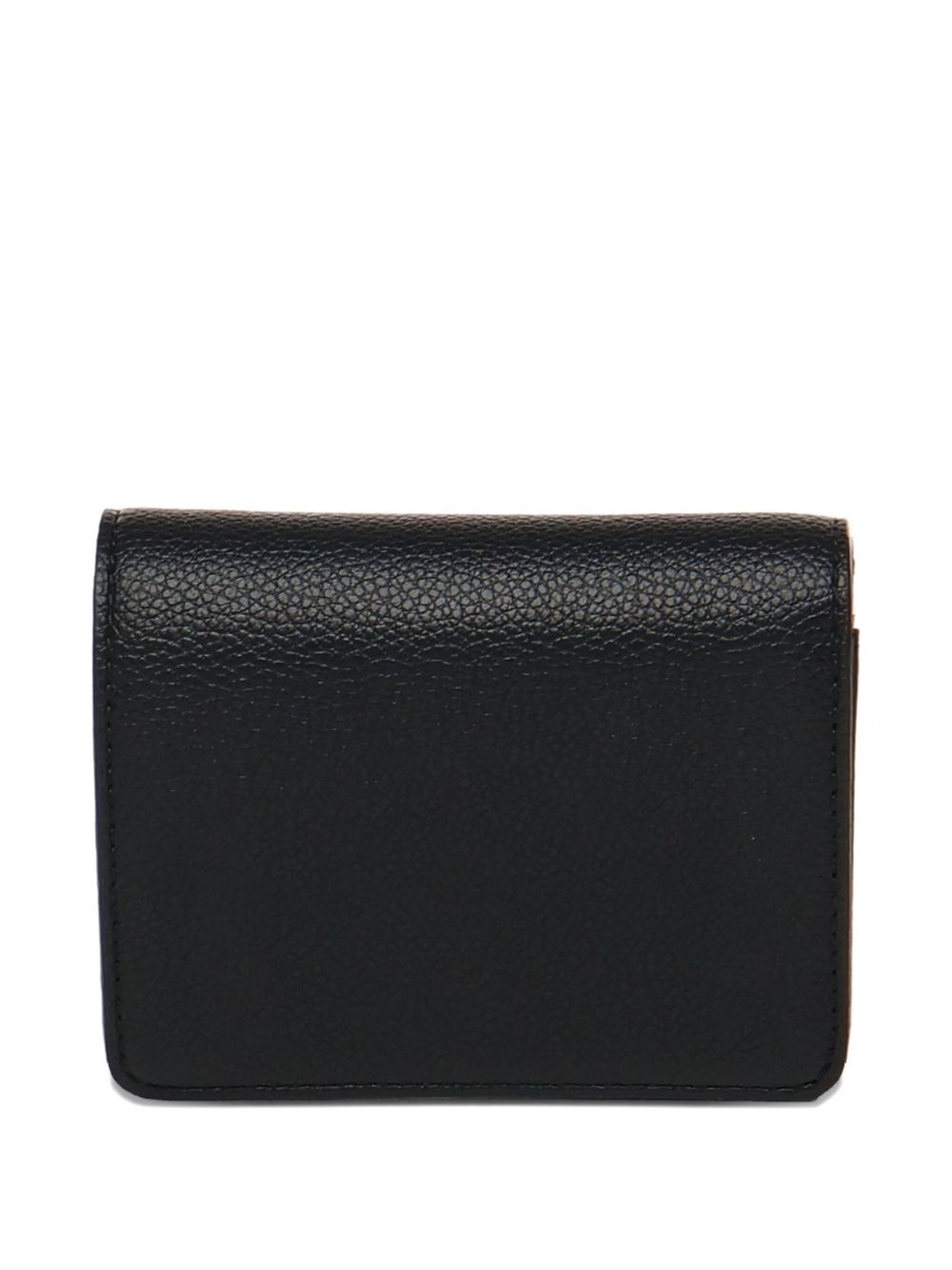 logo-plaque studded wallet - 2