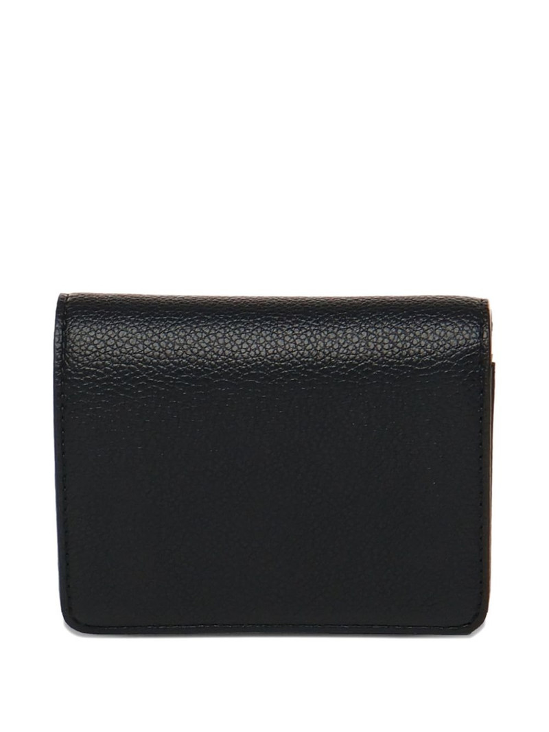 Moschino logo-plaque studded wallet outlook