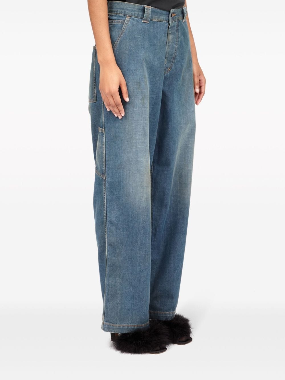 Denim cotton jeans - 6