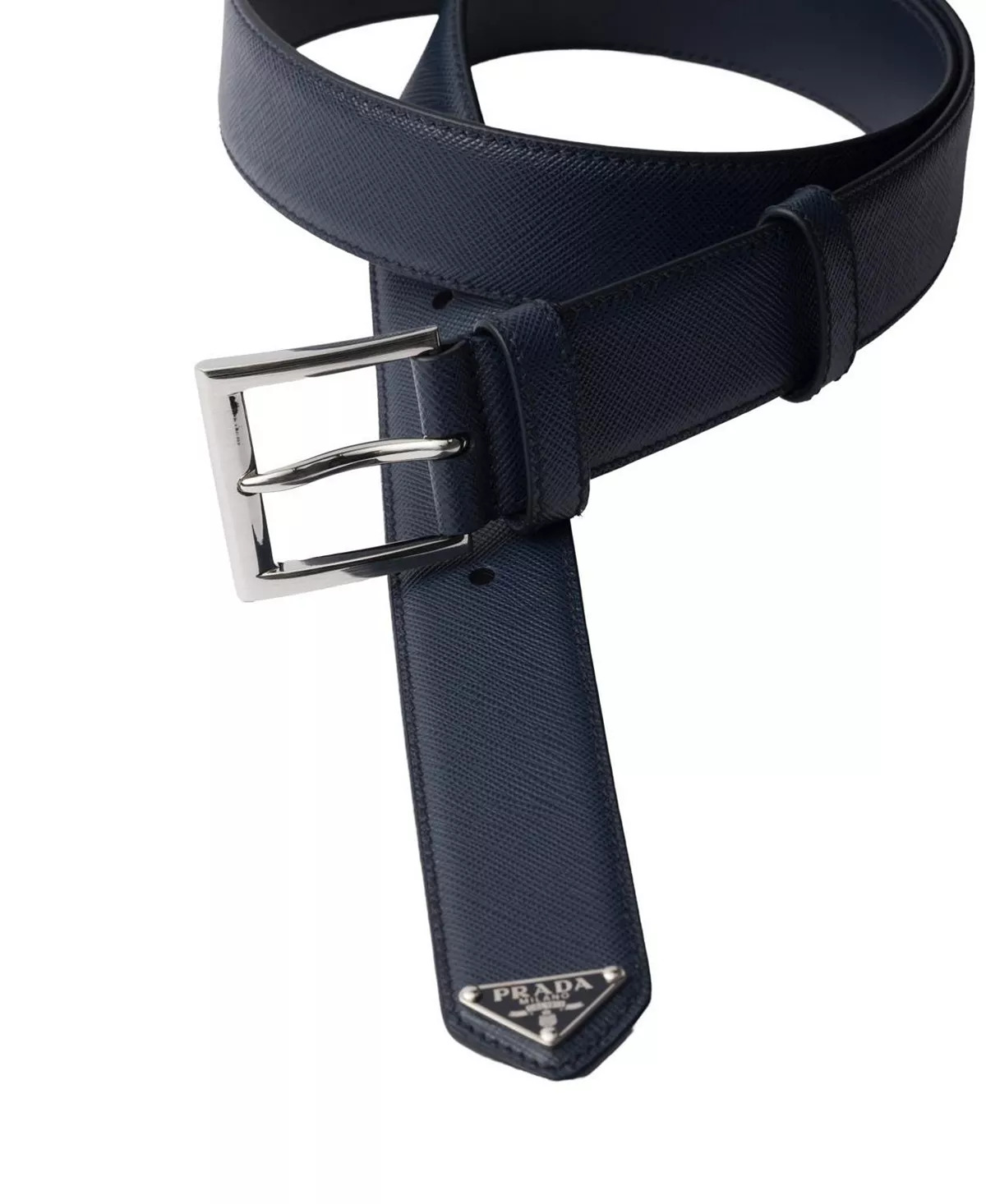 Saffiano Leather Belt - 3